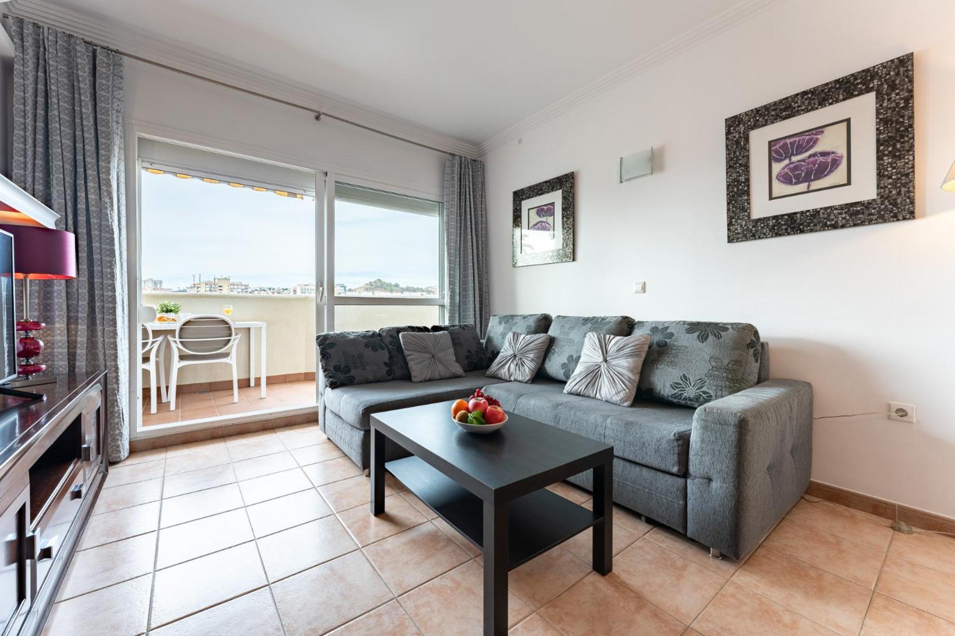 Apartment Benalbeach Bliss Seafront Retreat With Balcony